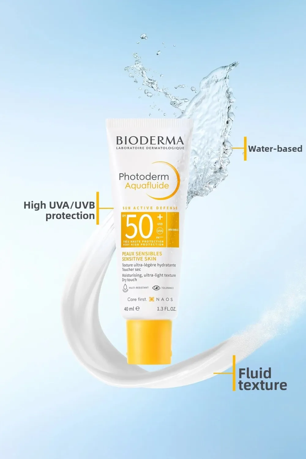 Photoderm Aquafluide fugtgivende solcreme SPF50+ 40 ml