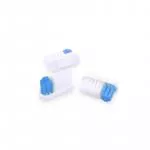 Lamazuna Bioplastisk tandbørste med udskifteligt hoved, medium hård, blå