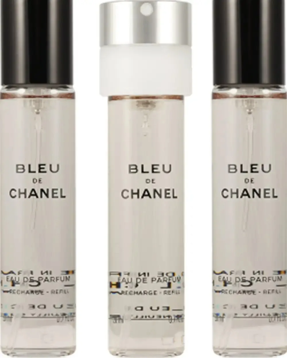 Bleu de Chanel EDP genopfyldelig spray 20 ml + EDP refill 2 x 20 ml M 60 ml