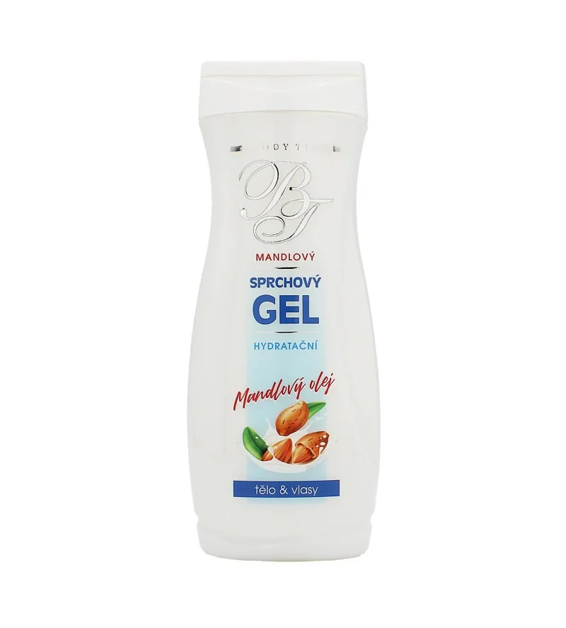 Vivaco Body Tip fugtgivende brusegel med mandelmælk 300 ml