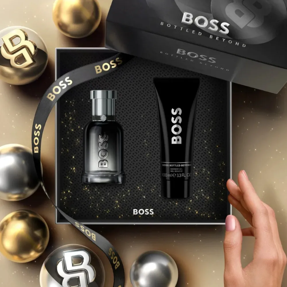 Boss Boss Bottled Beyond 50 ml + brusegel 100 ml Eau de Parfum til mænd