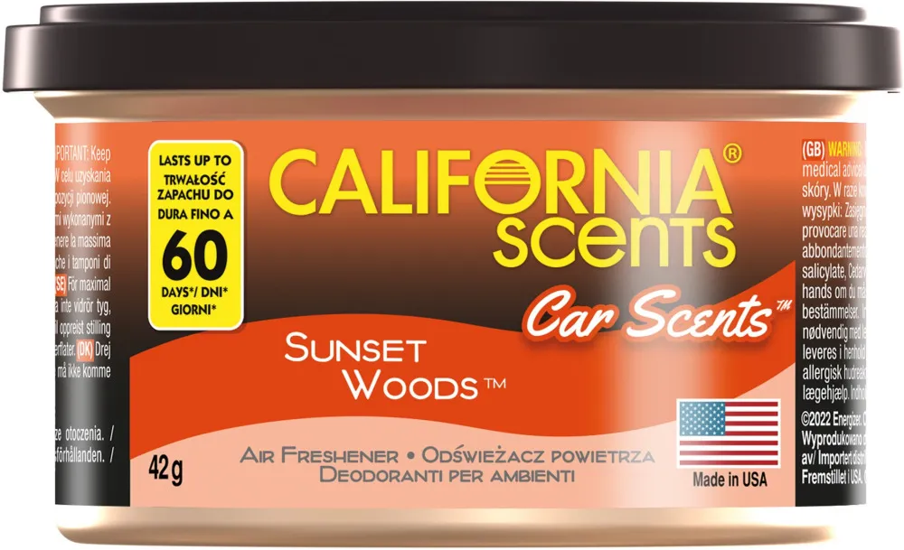 Car Scents Sunset Woods duft til bil 42 g