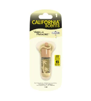 California Scents Hanging Vial Vanilla Paradise duft til bil 5 ml