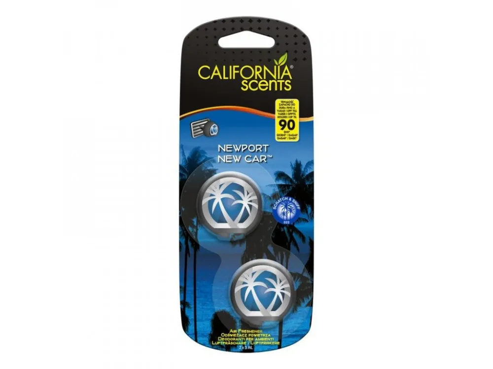 Mini Diffuser Newport New Car duft til bil 2 x 3 ml 2x3 ml