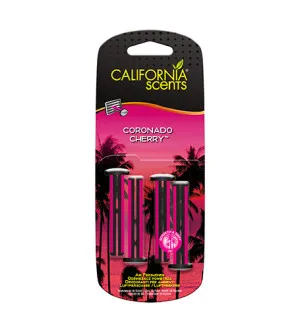 California Scents Vent Stick Coronado Cherry duft til bil 4 stk.