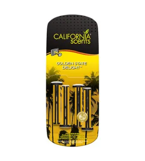 California Scents Vent Stick Golden State Delight duft til bilen 4 stk