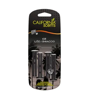 California Scents Vent Stick Ice duft til bil 4 stk