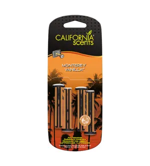 California Scents Vent Stick Monterey Vanilla duft til bil 4 stk.