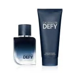 Defy Eau de Parfum EDP 50 ml + brusegel til krop og hår parfume til mænd 100 ml