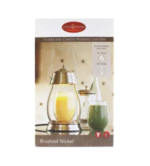 Candle Warmers Hurricane lysvarmer lanterne til stearinlys nikkel