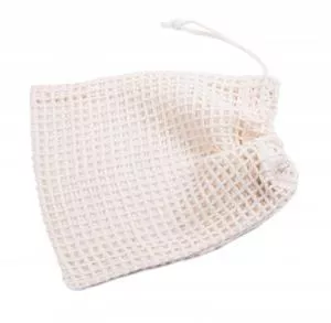 Tierra Verde Mesh taske - mini (1 stk.) - lavet af biobomuld, med snor