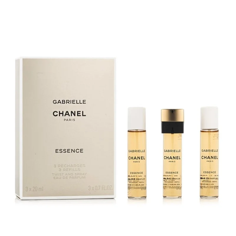 Chanel Gabrielle Essence 3 x 20 ml refill til rejseforstøver eau de toilette til kvinder