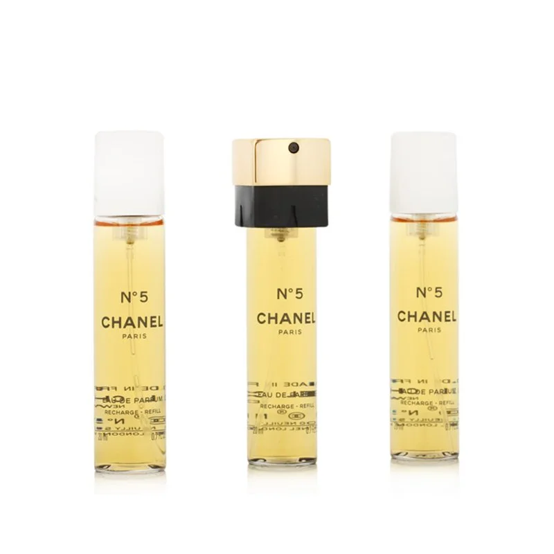 Chanel No 5 refill 2 x 20 ml + EDP-refill med forstøver Eau de Parfum til kvinder 20 ml