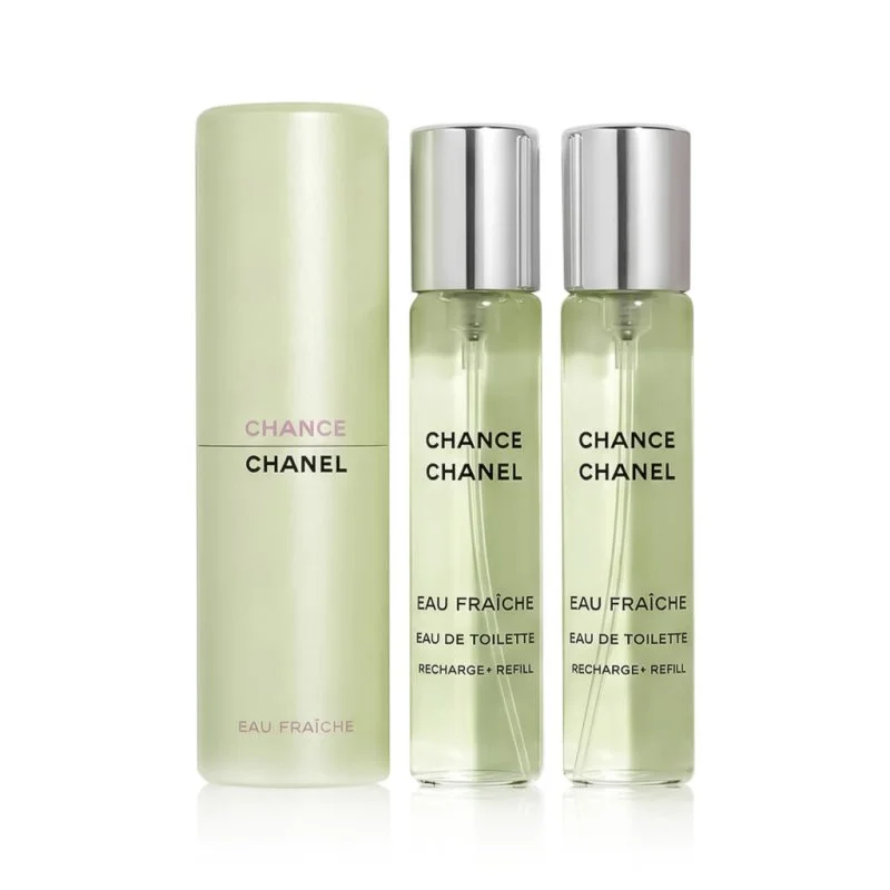 Chance Eau Fraîche påfyldning 2 x 20 ml + EDT påfyldning med forstøver eau de toilette til kvinder