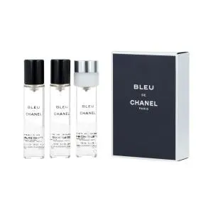 Chanel Bleu de Chanel EDT påfyldning 2 x 20 ml + EDT påfyldning med spray 20 ml M