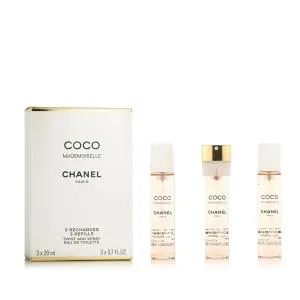 Chanel Coco Mademoiselle EDT påfyldning 2 x 20 ml + EDT påfyldning med spray 20 ml W