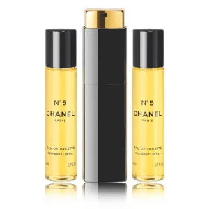 Chanel N°5 Eau De Toilette eau de toilette til kvinder 3x20 ml genopfyldelig flakon
