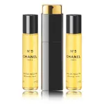 N°5 Eau De Toilette eau de toilette til kvinder 3x20 ml genopfyldelig flakon