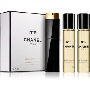 Chanel N°5 Eau De Toilette eau de toilette til kvinder 3x20 ml genopfyldelig flakon
