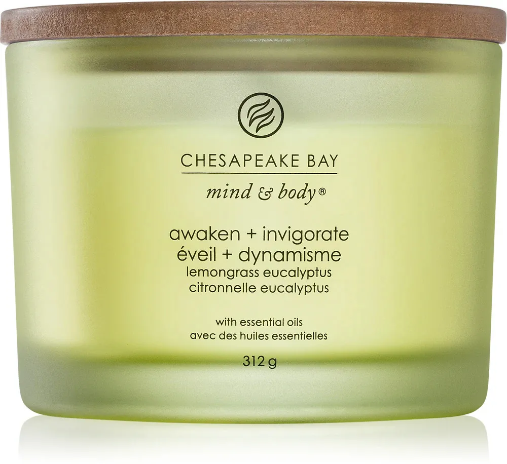 Awaken + Invigorate duftlys med 3 væger 312 g