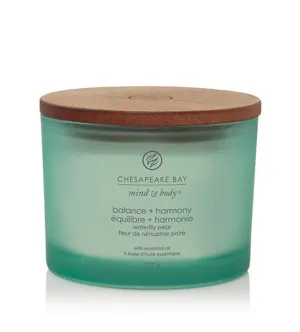 Chesapeake Bay Balance + Harmony duftlys med 3 væger 312 g