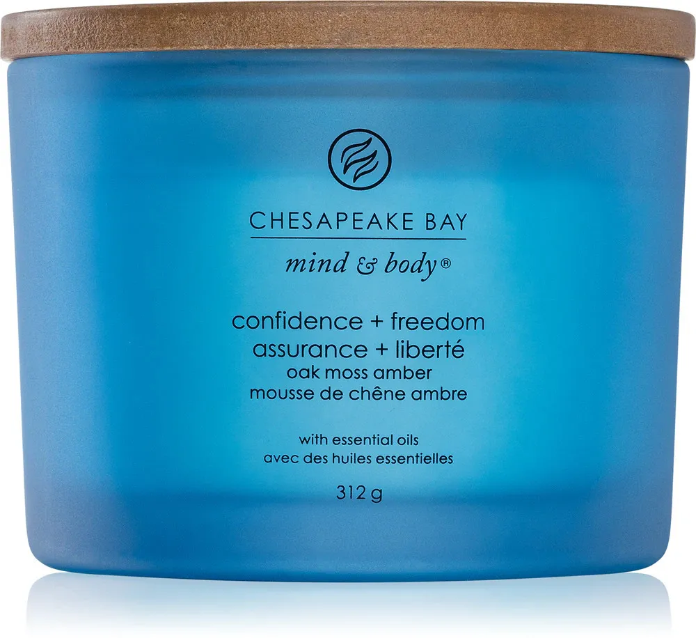 Confidence + Freedom duftlys med 3 væger 312 g