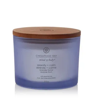 Chesapeake Bay Serenity + Calm duftlys med 3 væger 312 g