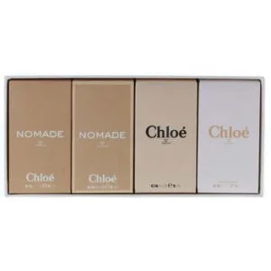 Chloé Les Parfums gavesæt Eau de Toilette Chloé 5 ml + Eau de Toilette Nomade 5 ml + Chloé 5 ml + Eau de Parfum Nomade Eau de Parfum til kvinder