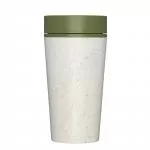 Circular Cup (340 ml) - creme/grøn - fra papirkopper til engangsbrug