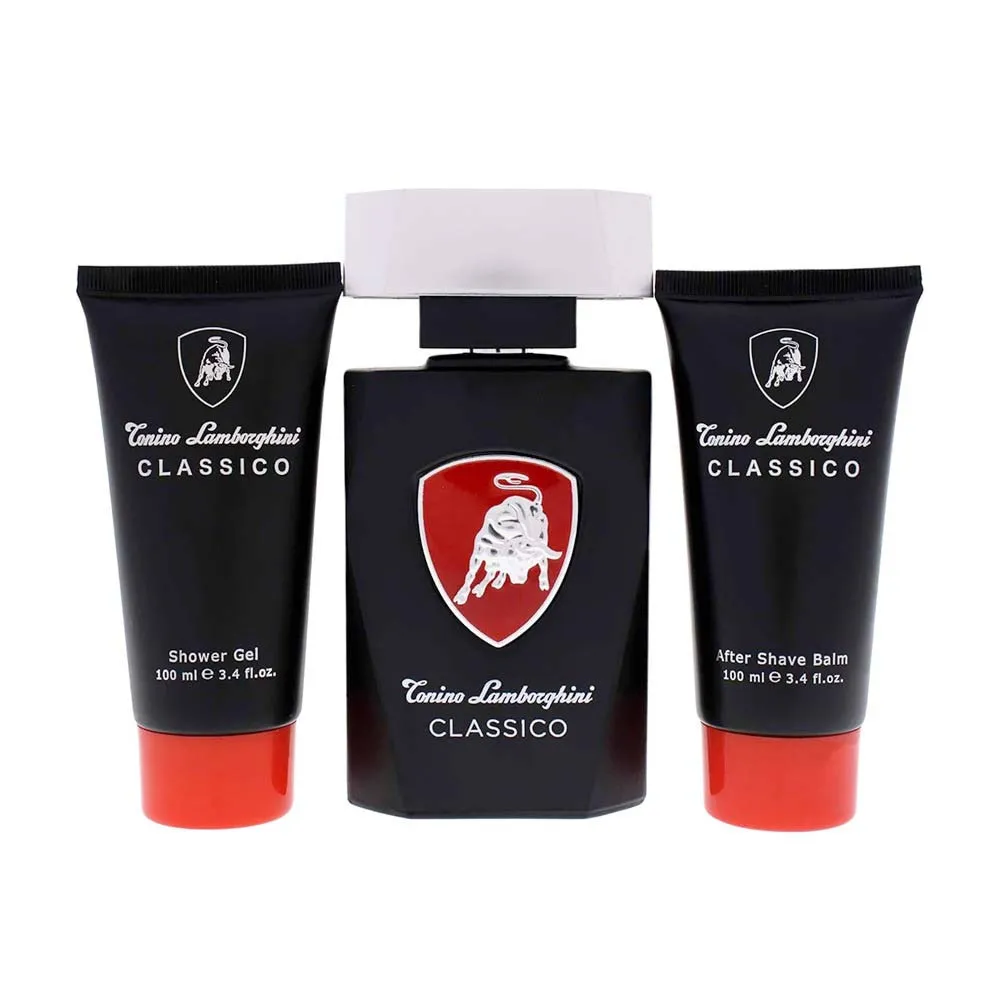 Classico Eau de Toilette til mænd 125 ml + Aftershave-balsam 100 ml + Brusegel