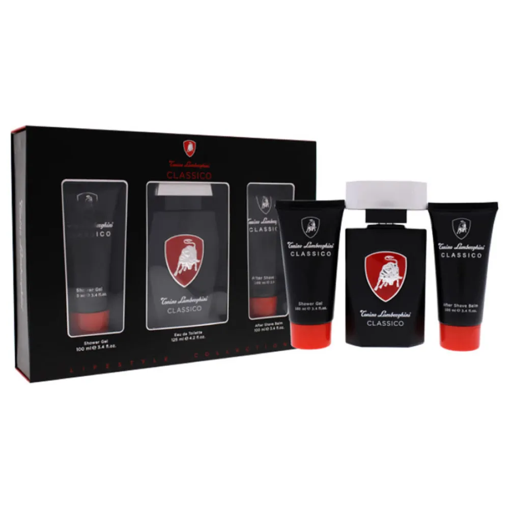 Classico Eau de Toilette til mænd 125 ml + Aftershave-balsam 100 ml + Brusegel
