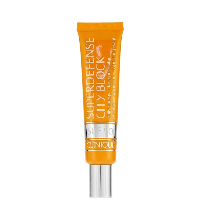 Superdefense™ City Block Broad Spectrum energigivende beskyttelsesfluid SPF 50 40 ml