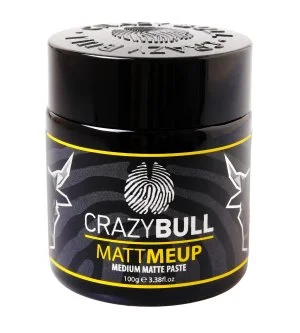 CrazyBull MattMeUp Matte Paste mat stylingpasta med medium hold 100 g