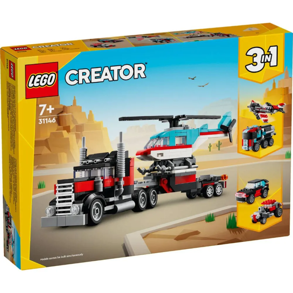 Creator 3 i 1 31146 Ladbil og helikopter