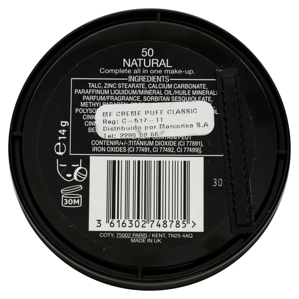 Creme Puff Kompaktpudder 14 g - 50 Natural