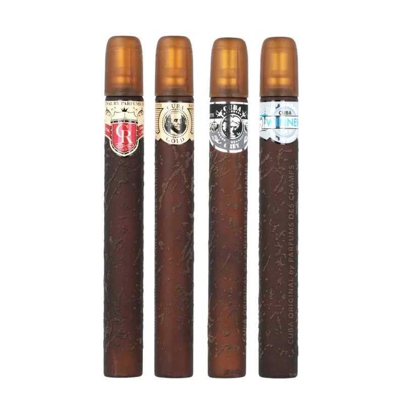 Cuba Cuba Sæt Yellow 35 ml + EDT Blue 35 ml + EDT Red 35 ml + EDT Orange eau de toilette til mænd