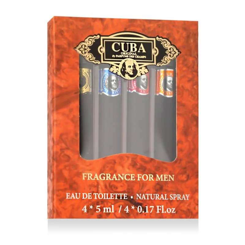 Cuba duft til mænd sæt MINI 4 x eau de toilette til mænd