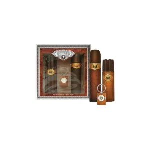 Cuba Cuba Gold eau de toilette til mænd 100 ml + aftershave 100 ml + nøglering