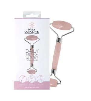 Daily Concepts Daily Rose Quartz Facial Roller ansigtsmassagerulle