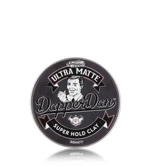 Dapper Dan Ultra Matte Clay ekstra stærkt hold lerpomade med tørt finish