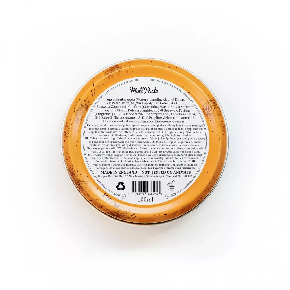Matt Paste mat stylingpasta til stærkt og fleksibelt hold 100 ml