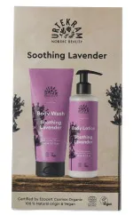 Urtekram Gave sæt shower gel og body lotion beroligende lavendel