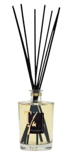 VANIGLIA STICKS 500 ml Hjemmeduft - TFU (10 sorte bambuspinde, 36 cm, inkluderet)