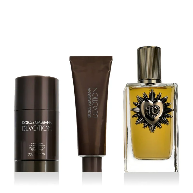 Devotion Pour Homme 100 ml + DST 75 g + SG Eau de Parfum til mænd 50 ml