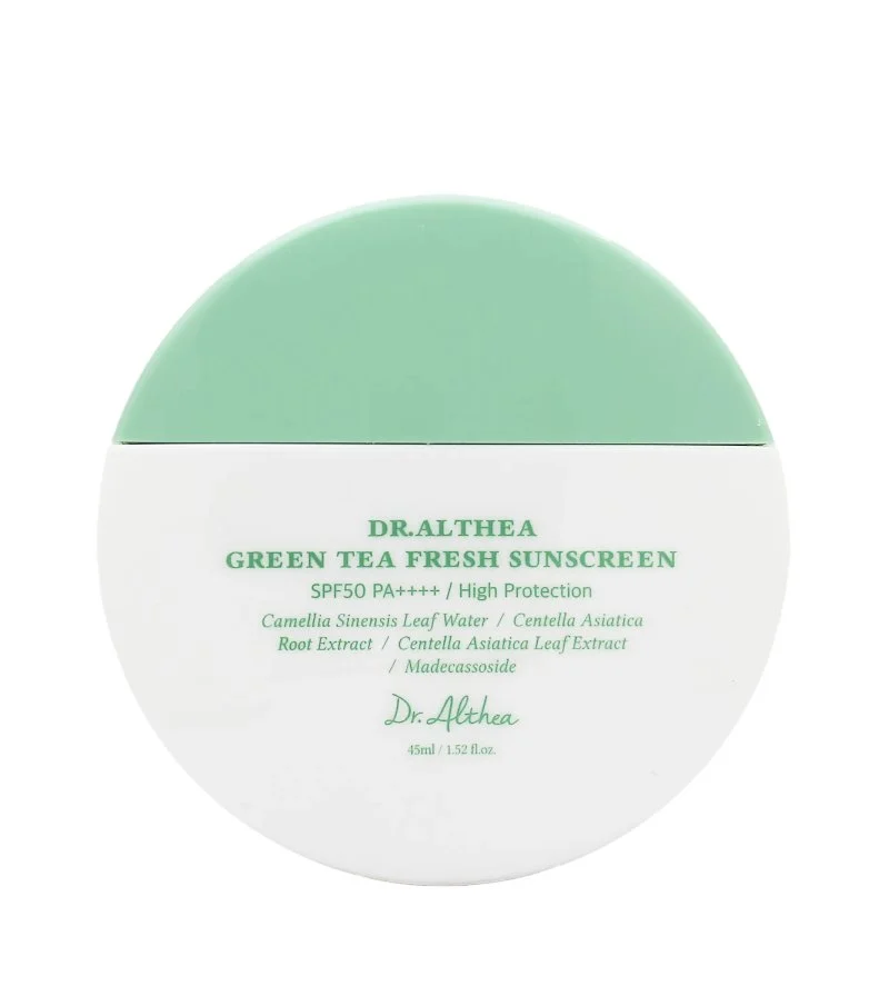 Green Tea Fresh Sunscreen SPF50+ PA++++ beroligende solcreme med grøn te 45 ml