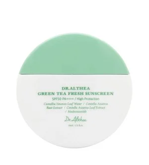 Dr.Althea Green Tea Fresh Sunscreen SPF50+ PA++++ beroligende solcreme med grøn te
