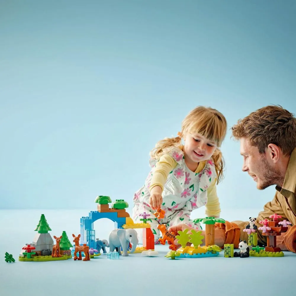 DUPLO® 10446 Vilde dyrefamilier 3-i-1