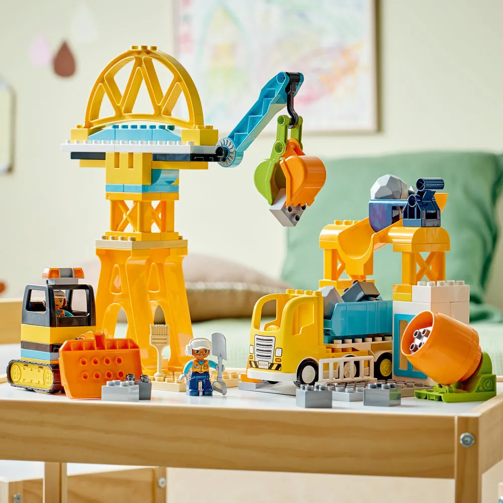 DUPLO® 10476 Byggeplads og køretøjer 3 i 1