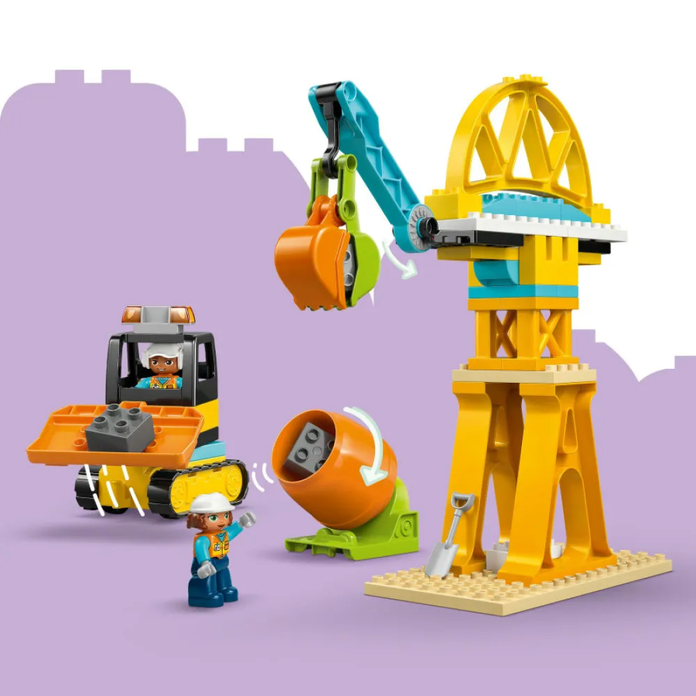 DUPLO® 10476 Byggeplads og køretøjer 3 i 1