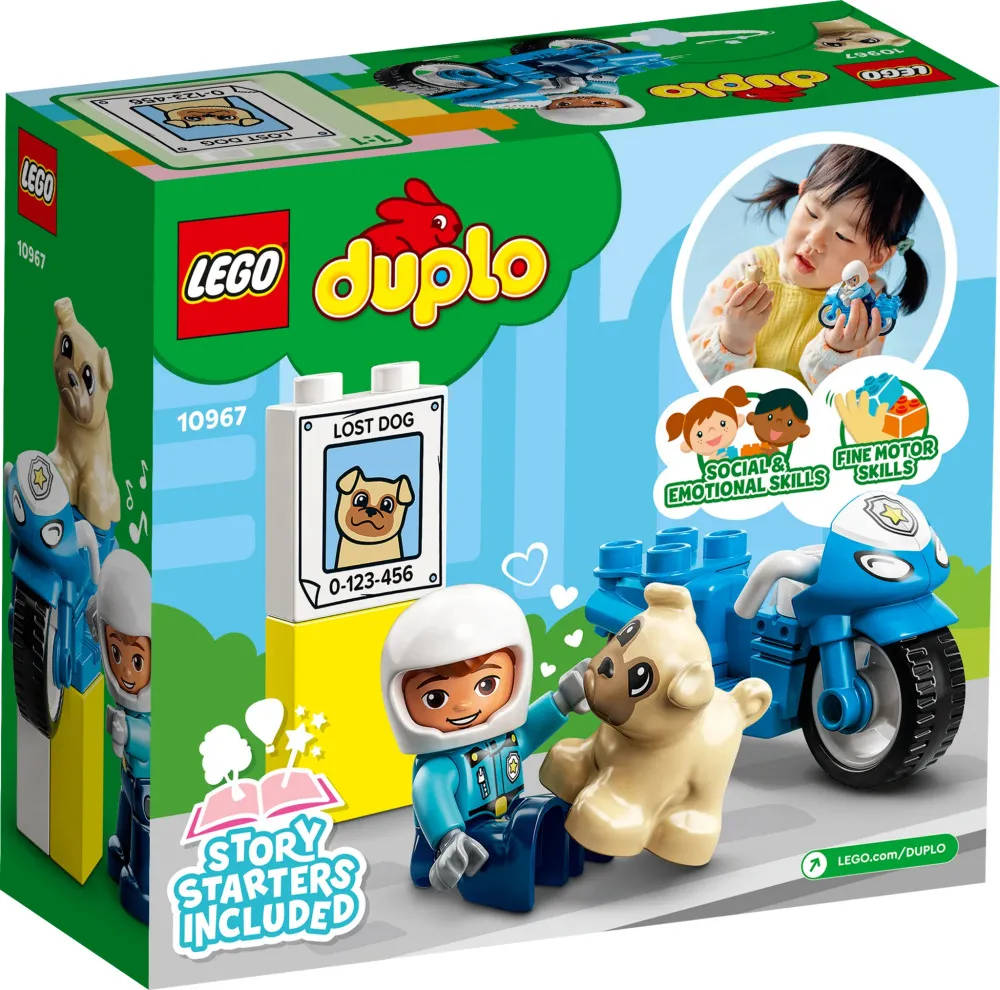 DUPLO® 10967 Politimotorcykel